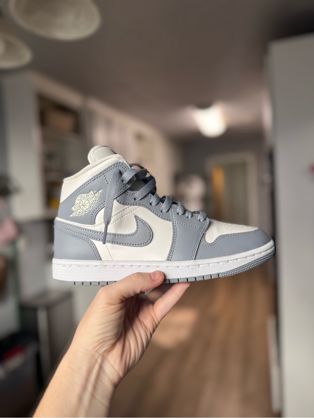 Jordan 1 Women’s mid stealth
